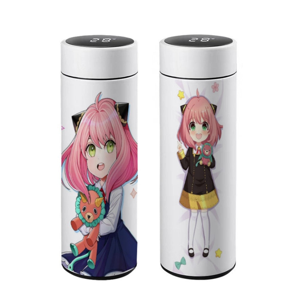 Anime Genshin Impact Vacuum Cup Thermos Smart Water Bottle